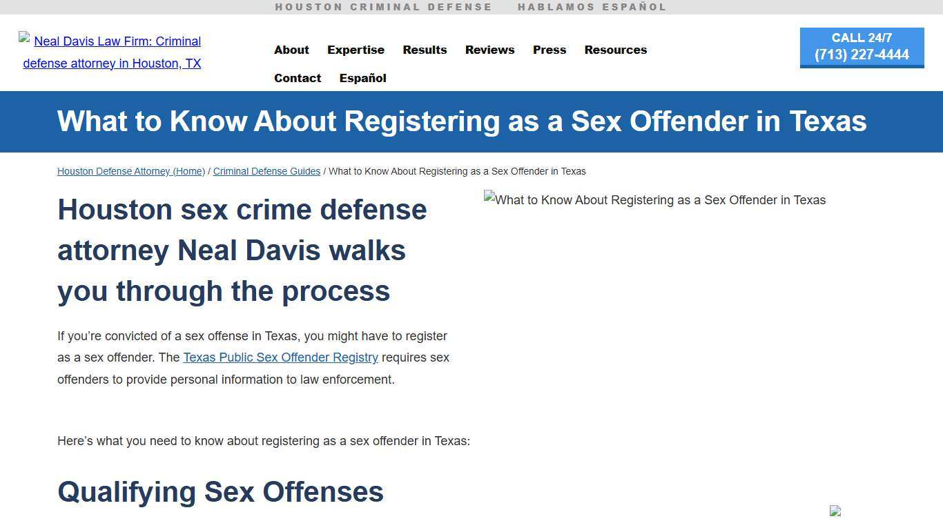 Texas Sex Offender Registry: What You Need to Know